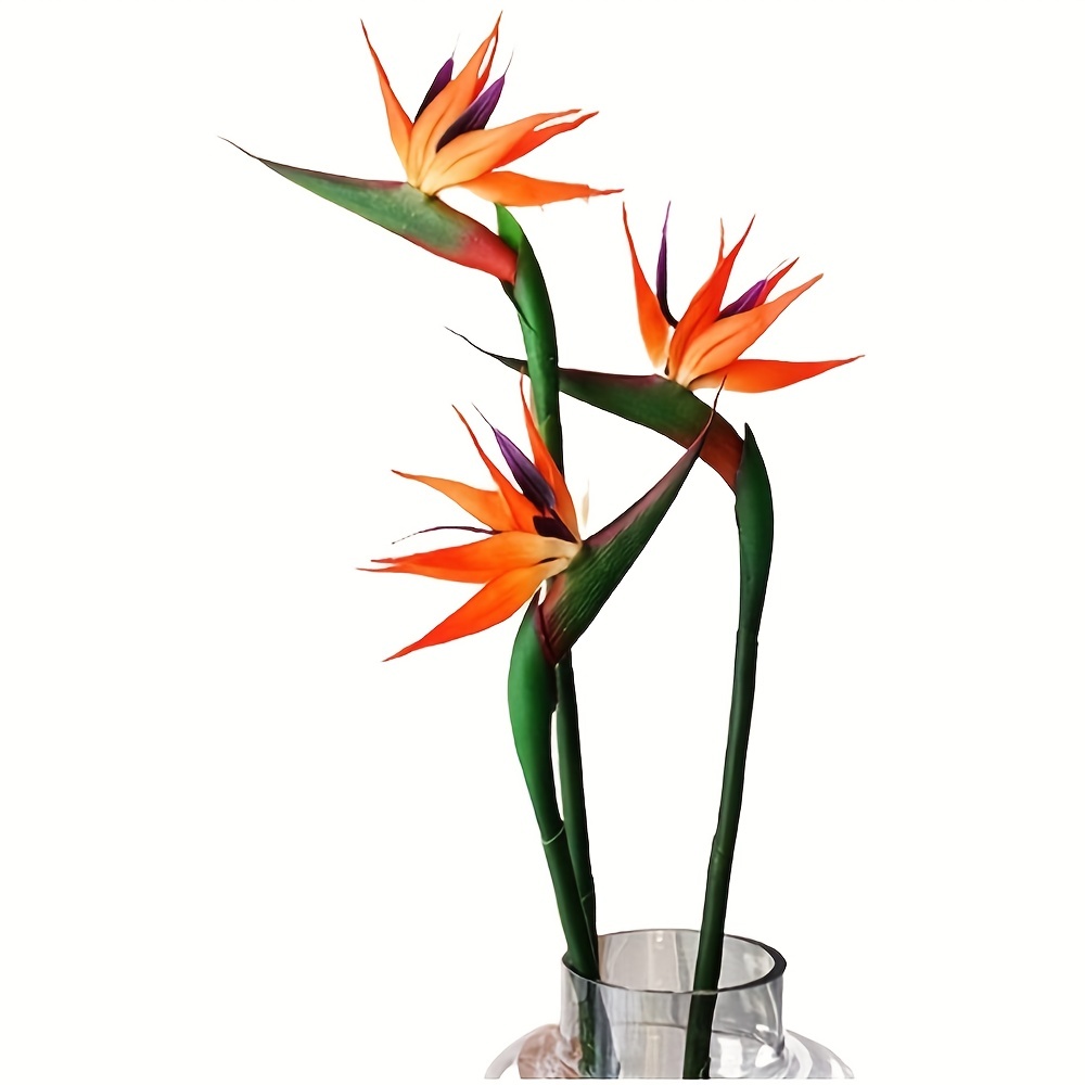 Bird Paradise Strelitzia - 3 szt. Sztuczny ptak rajski kwiaty