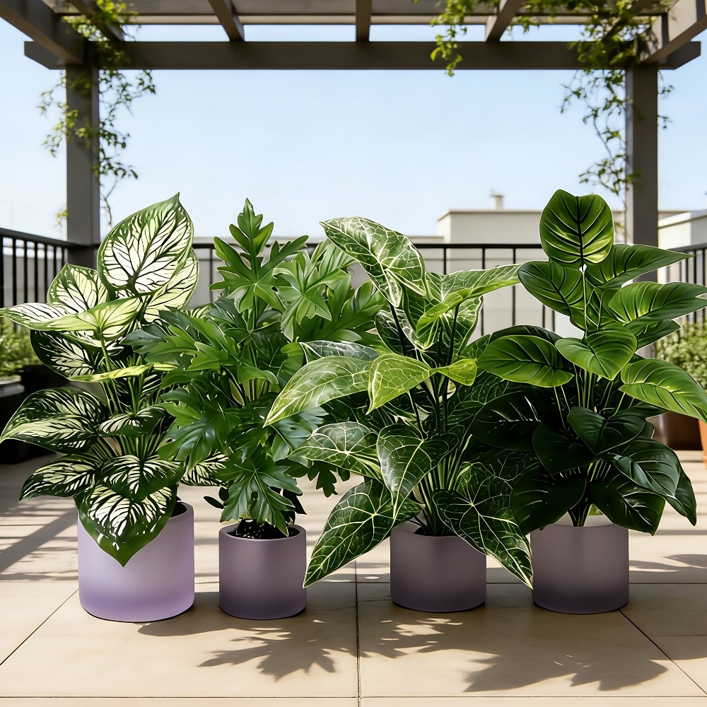 4 szt. Sztucznych roślin z 48  – Dracaena Marginata recenzja i cena