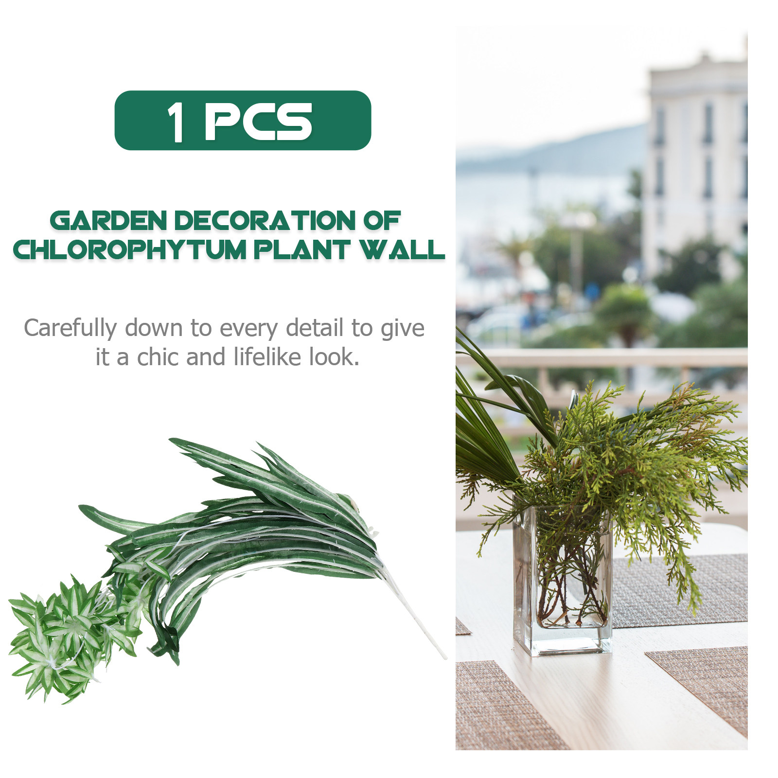 1 szt. Sztuczny Chlorophytum R – Spider Plant Hanging recenzja i cena
