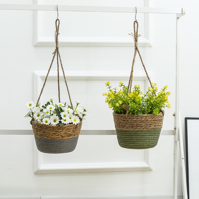 Kosz wiszący ze słomy, doniczk – Spider Plant Hanging recenzja i cena