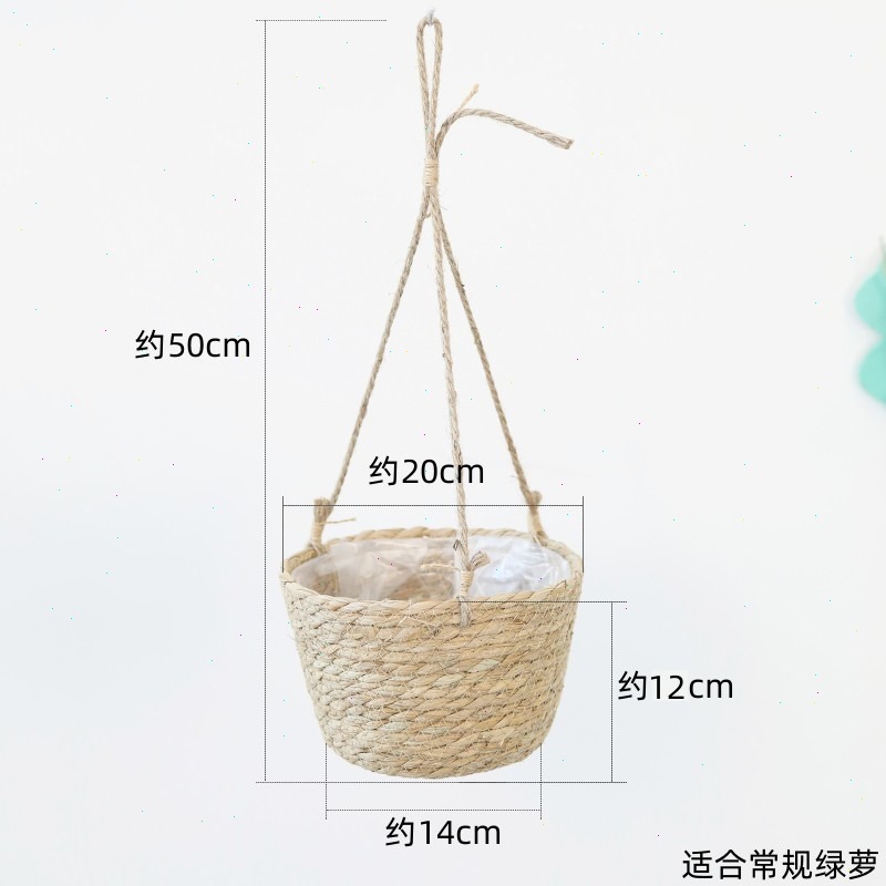 Kosz wiszący ze słomy, doniczk – Spider Plant Hanging recenzja i cena